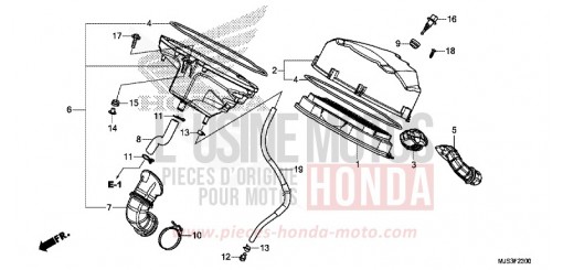 AIR CLEANER NC750JH de 2017